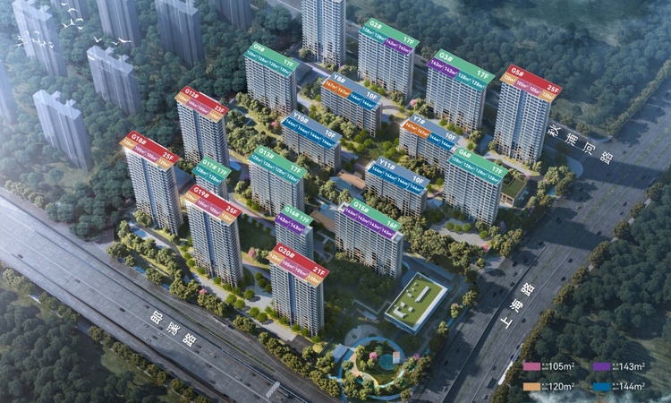 合肥中国铁建花语江南楼层平面图