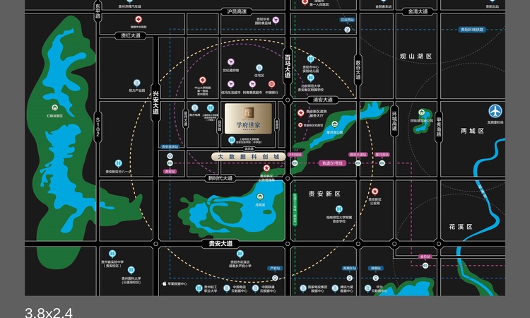 学府世家交通图