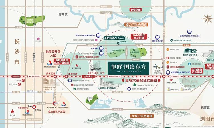 旭辉·国宸东方交通图