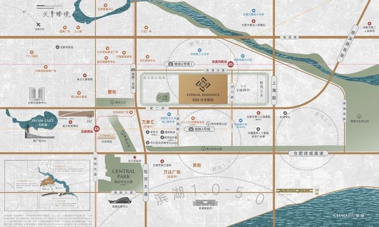 招商四季臻邸交通图