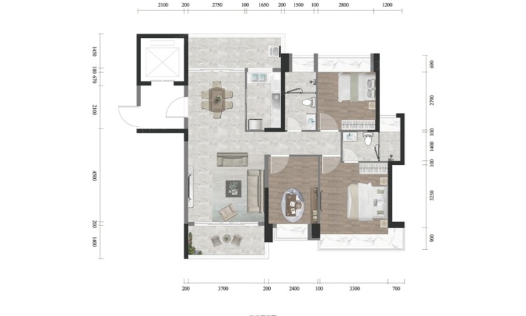 珠光锦程楼层平面图
