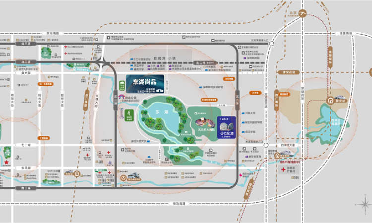 东湖尚品交通图