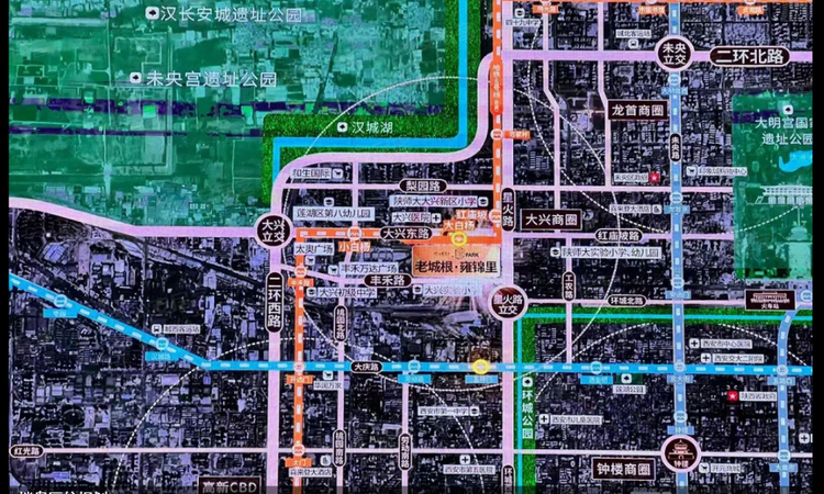 老城根·雍锦里交通图