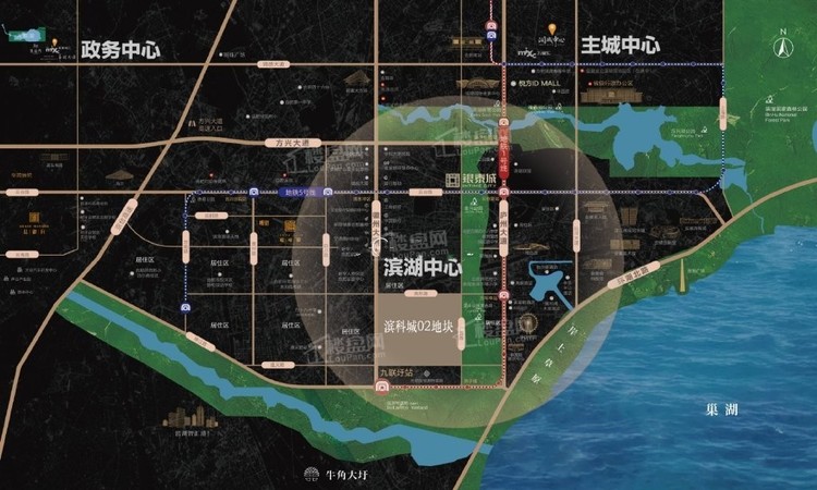 华润城建望雲交通图