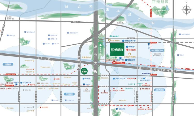 熙悦蘭府交通图