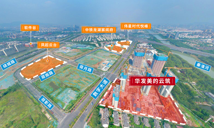 华发美的云筑周边配套图