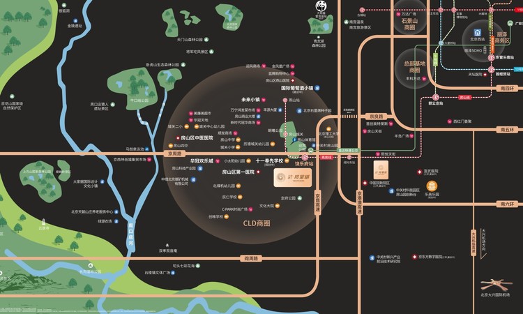 北京建工揽星樾交通图