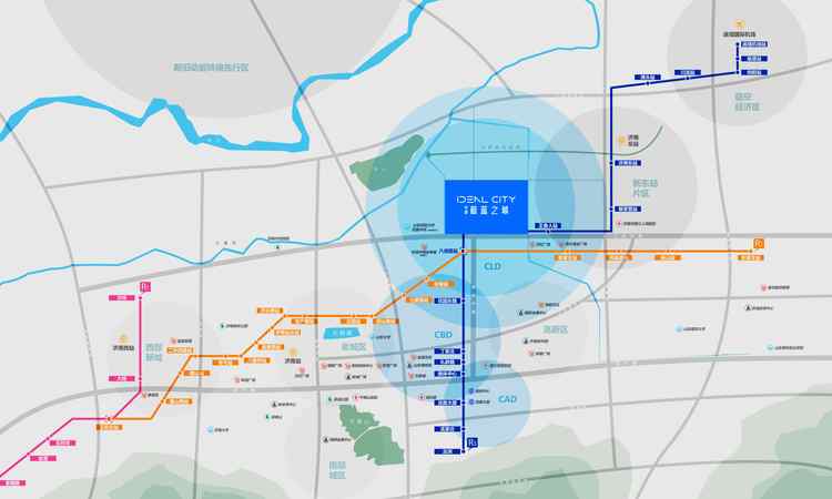 中建蔚蓝之城交通图