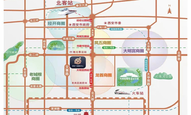 广成国际中心交通图