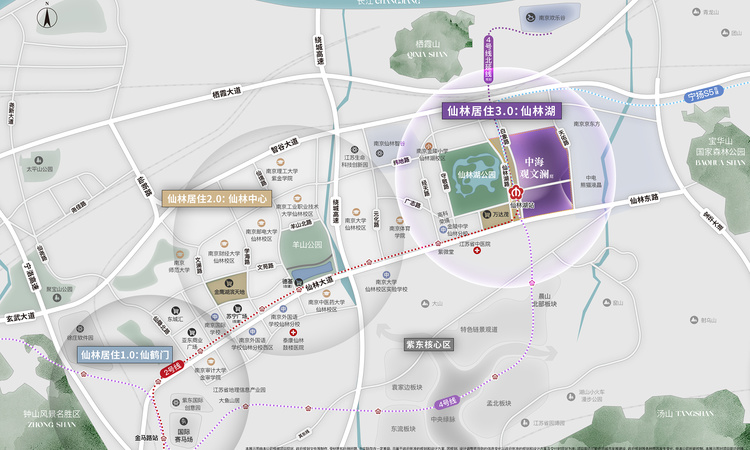 中海观文澜交通图