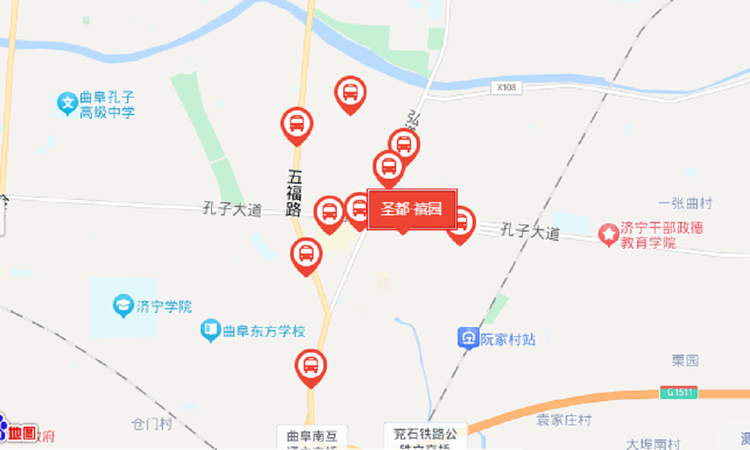 圣都·禧园交通图