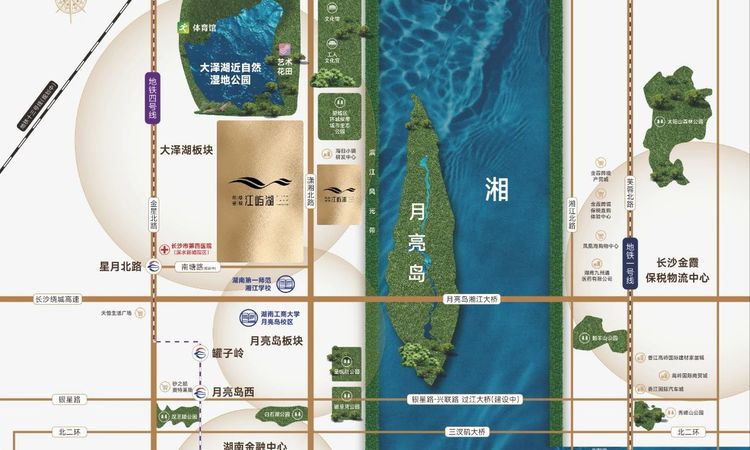 希望绿城·江屿湖交通图