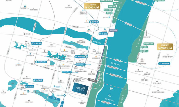 中国电建地产·洺悦江湾交通图