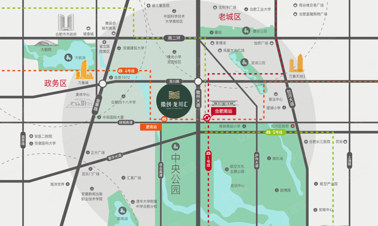 徽创龙川汇交通图