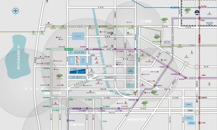 南飞鸿乐境雅荟交通图