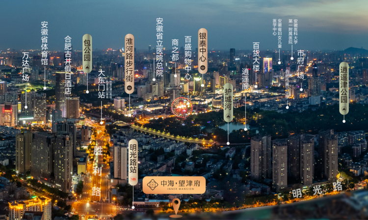 中海望津府周边配套图