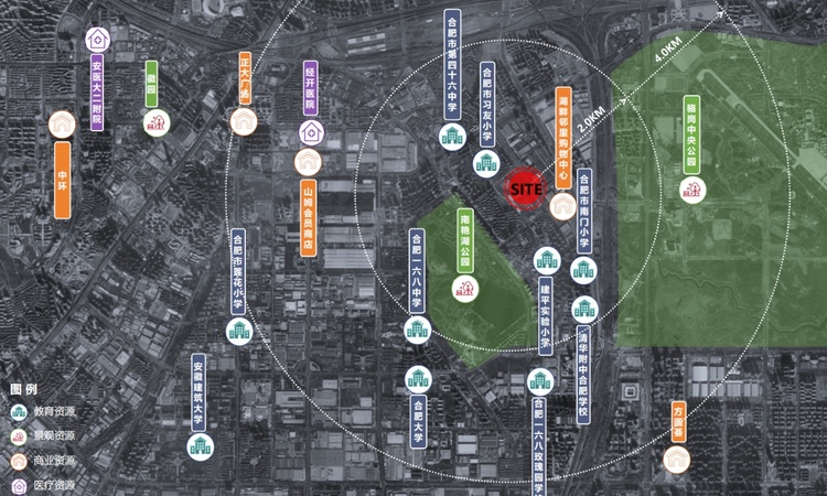 合肥城投揽萃周边配套图