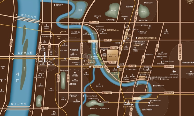 美的云璟交通图