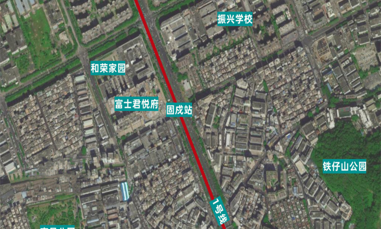 和荣西湾交通图