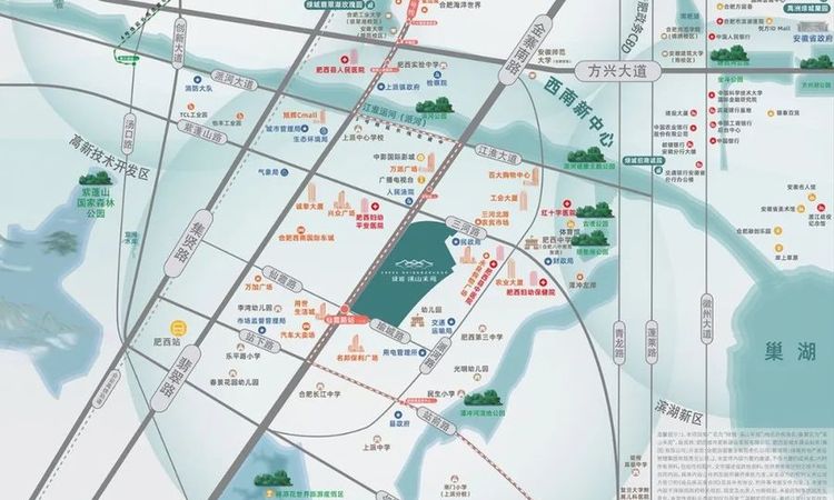 绿城溪山禾苑交通图