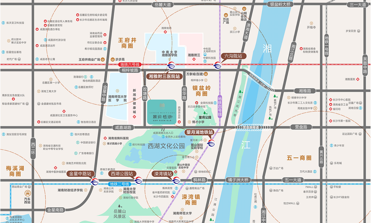 麓润·栖湖交通图