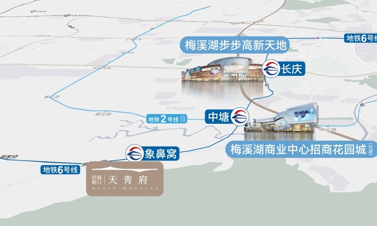 招商蛇口天青府周边配套图