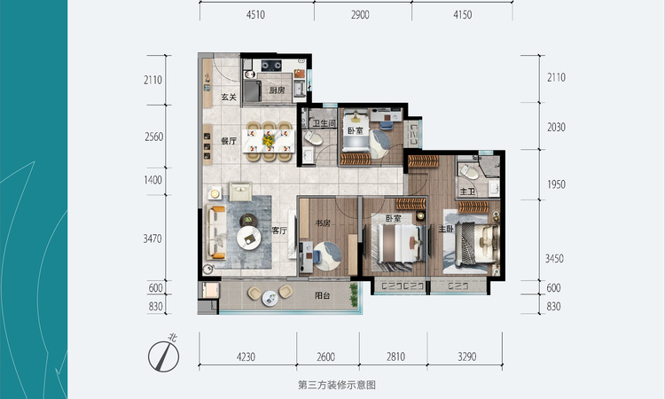 顺控博悦湾新翼楼层平面图