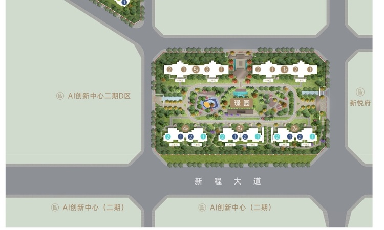 高投新川1号锦悦府楼层平面图
