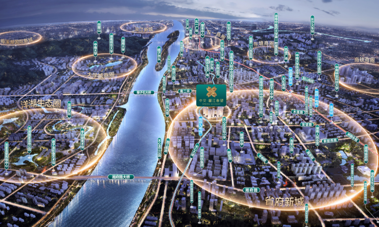 中交·麓江春望交通图