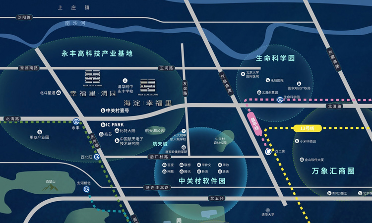 幸福里润园交通图