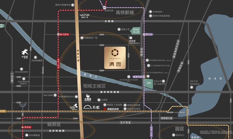 旭辉满园周边配套图