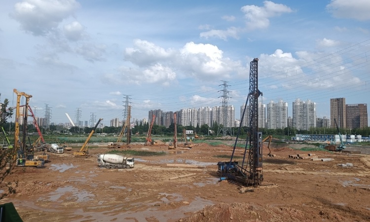 城投揽江院子实景图