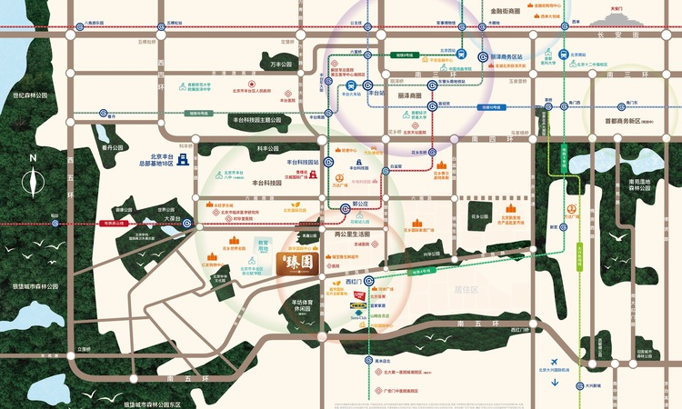 招商臻园交通图