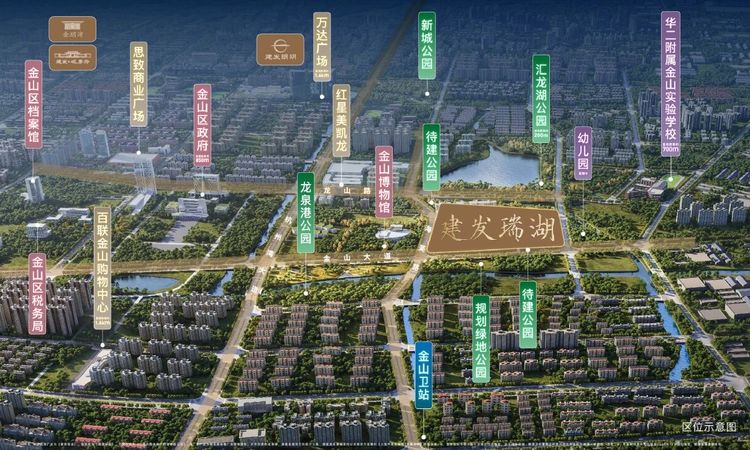 建发瑞湖交通图