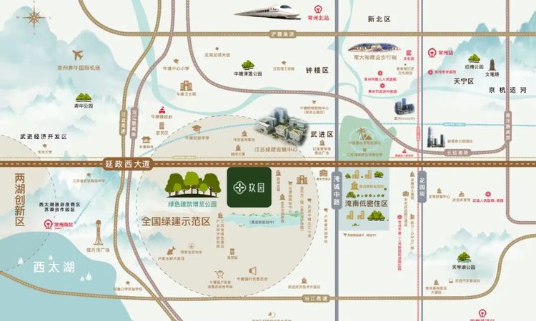 路劲玖园交通图