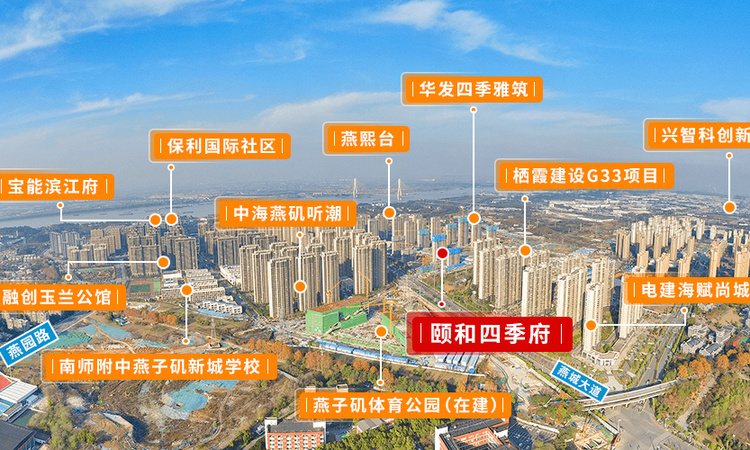 颐和四季府周边配套图