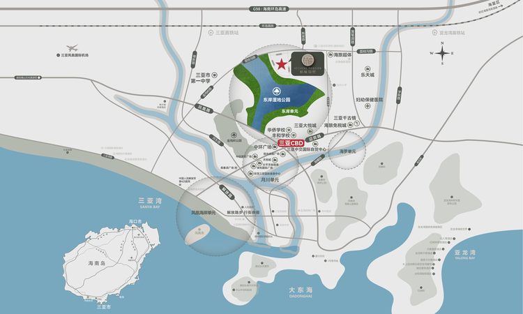 和城锦熙交通图