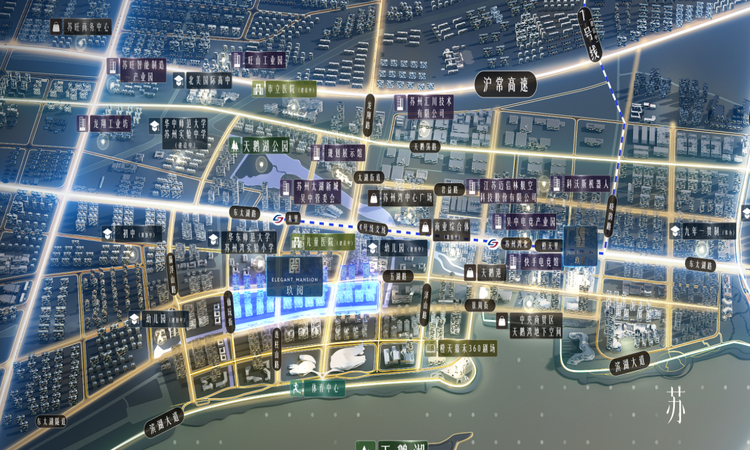 中信泰富玖阅周边配套图