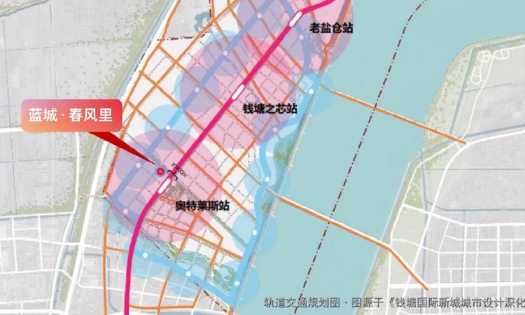 海宁蓝城春风里交通图