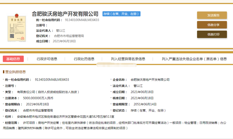 中骏世界城楼盘证照