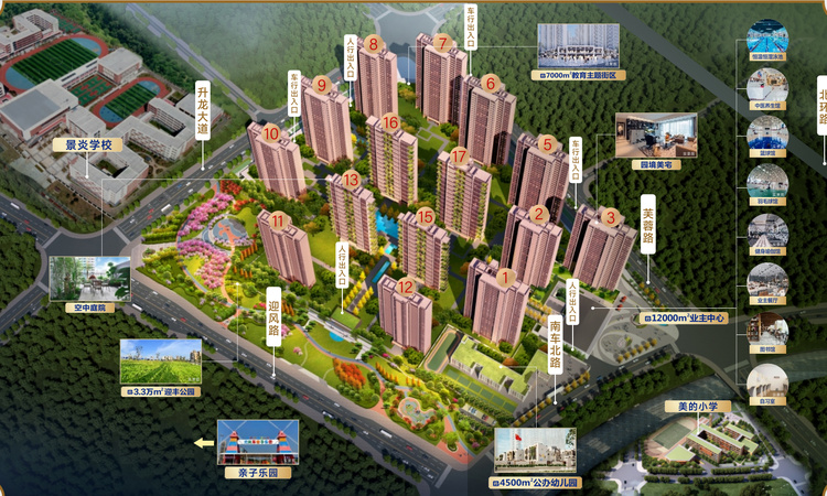 建投五福景苑效果图