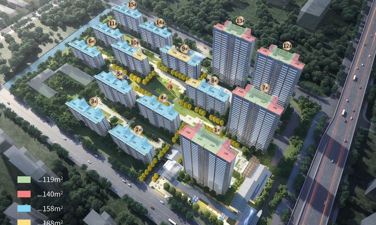 仁恒溪棠效果图