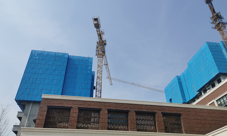 万科公园大道施工进度图