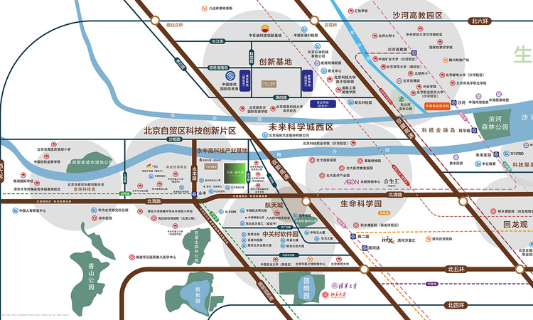 中海·富华里交通图