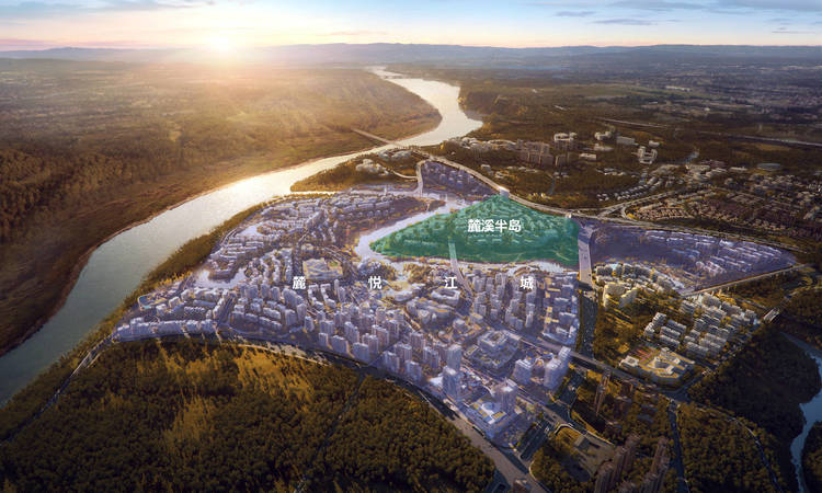 麓悦江城·麓溪半岛效果图