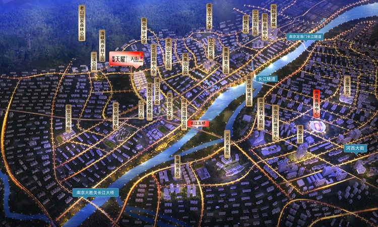 龙湖天曜星座周边配套图