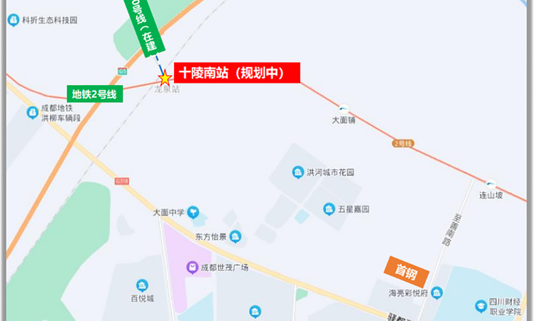 首钢东境风华交通图