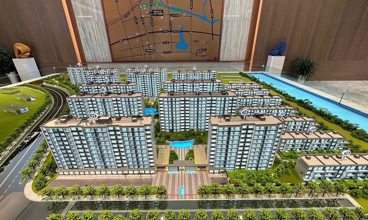 赞成山语成园实景图