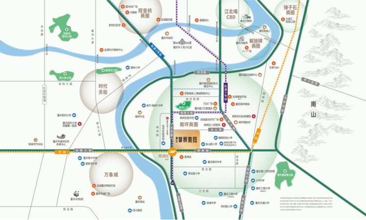 保亿御景雅园交通图