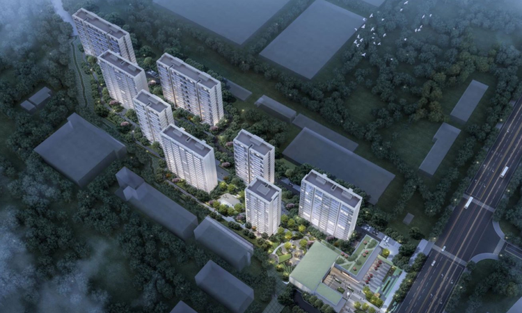 中梁鎏金公馆楼层平面图